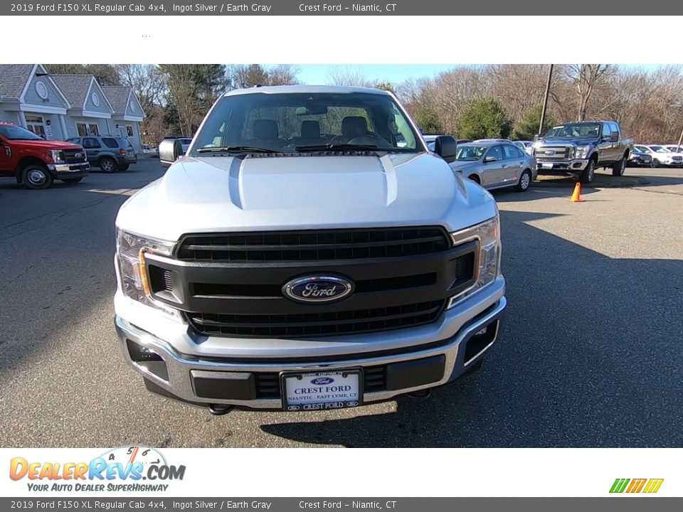 2019 Ford F150 XL Regular Cab 4x4 Ingot Silver / Earth Gray Photo #2