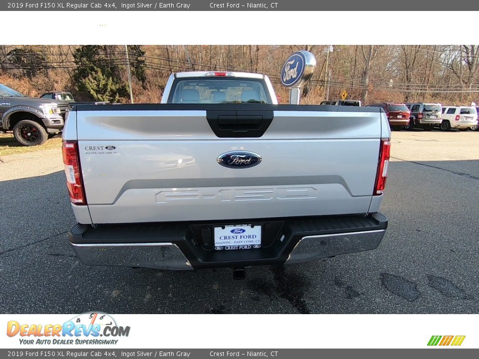 2019 Ford F150 XL Regular Cab 4x4 Ingot Silver / Earth Gray Photo #6