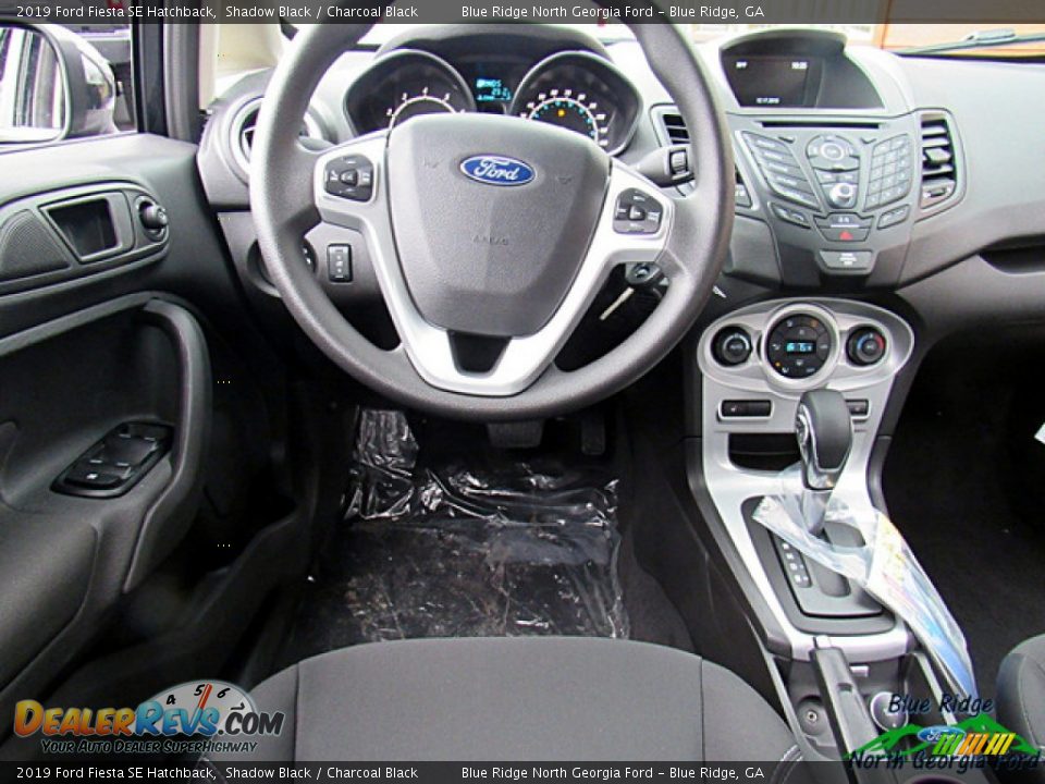 2019 Ford Fiesta SE Hatchback Shadow Black / Charcoal Black Photo #20