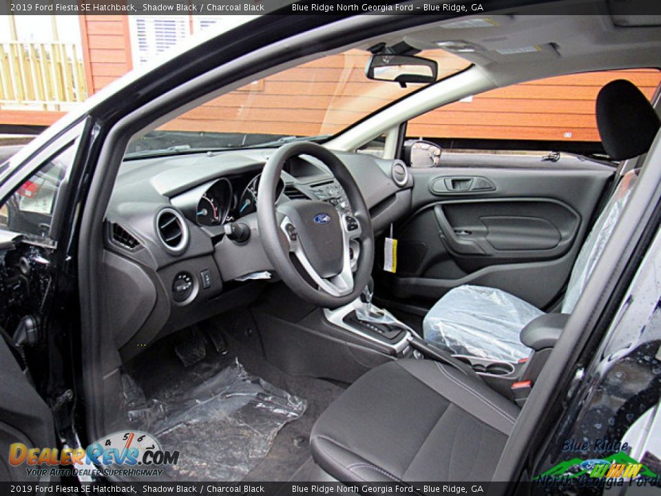 2019 Ford Fiesta SE Hatchback Shadow Black / Charcoal Black Photo #25