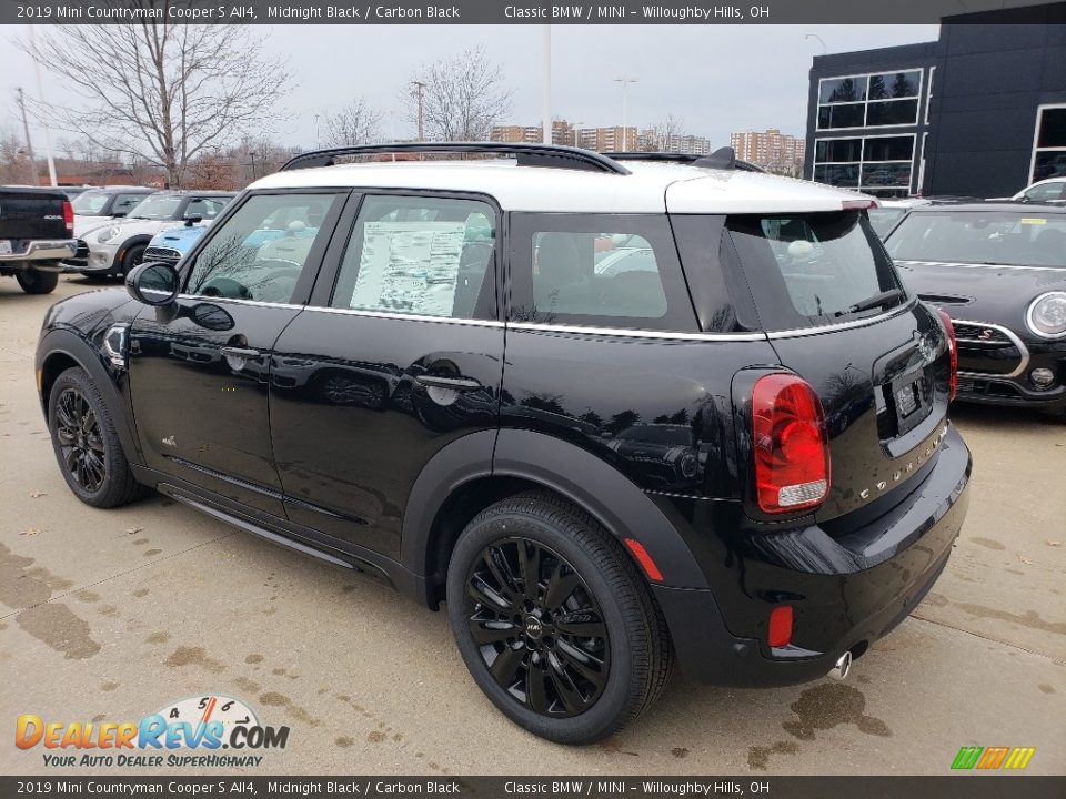 2019 Mini Countryman Cooper S All4 Midnight Black / Carbon Black Photo #2