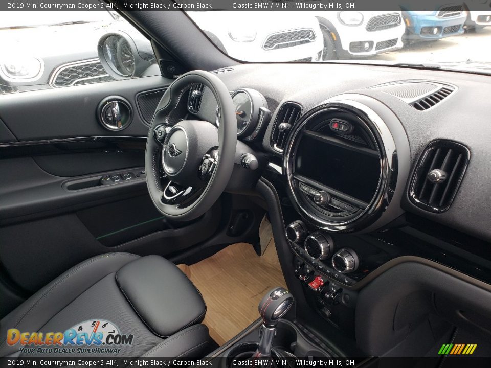 2019 Mini Countryman Cooper S All4 Midnight Black / Carbon Black Photo #4