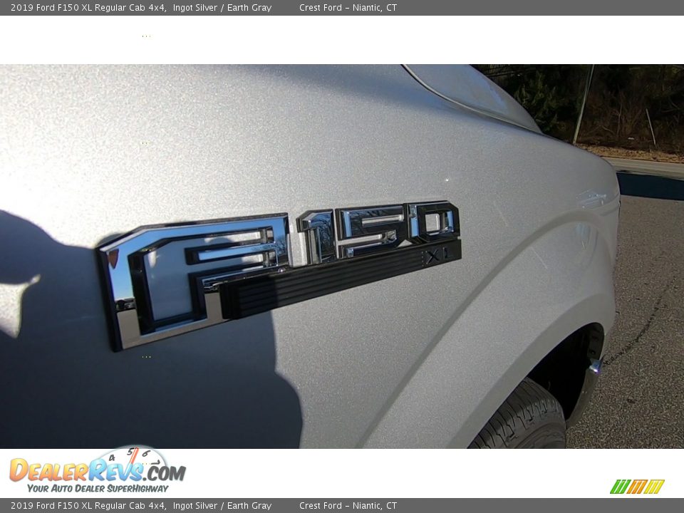 2019 Ford F150 XL Regular Cab 4x4 Ingot Silver / Earth Gray Photo #22