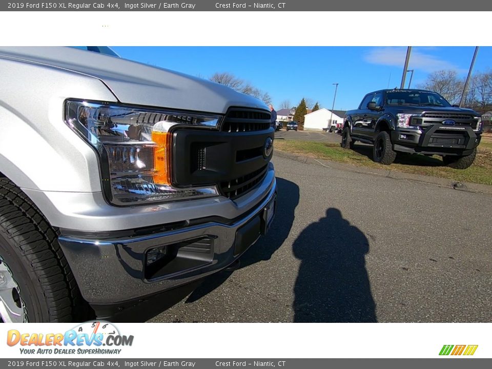 2019 Ford F150 XL Regular Cab 4x4 Ingot Silver / Earth Gray Photo #24