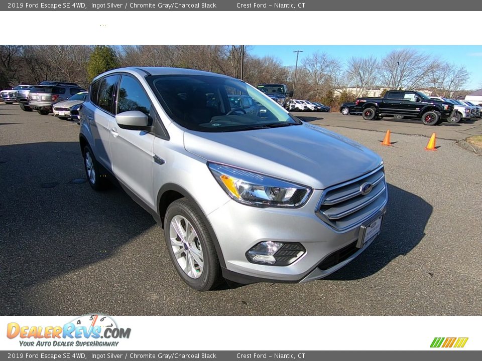 2019 Ford Escape SE 4WD Ingot Silver / Chromite Gray/Charcoal Black Photo #1