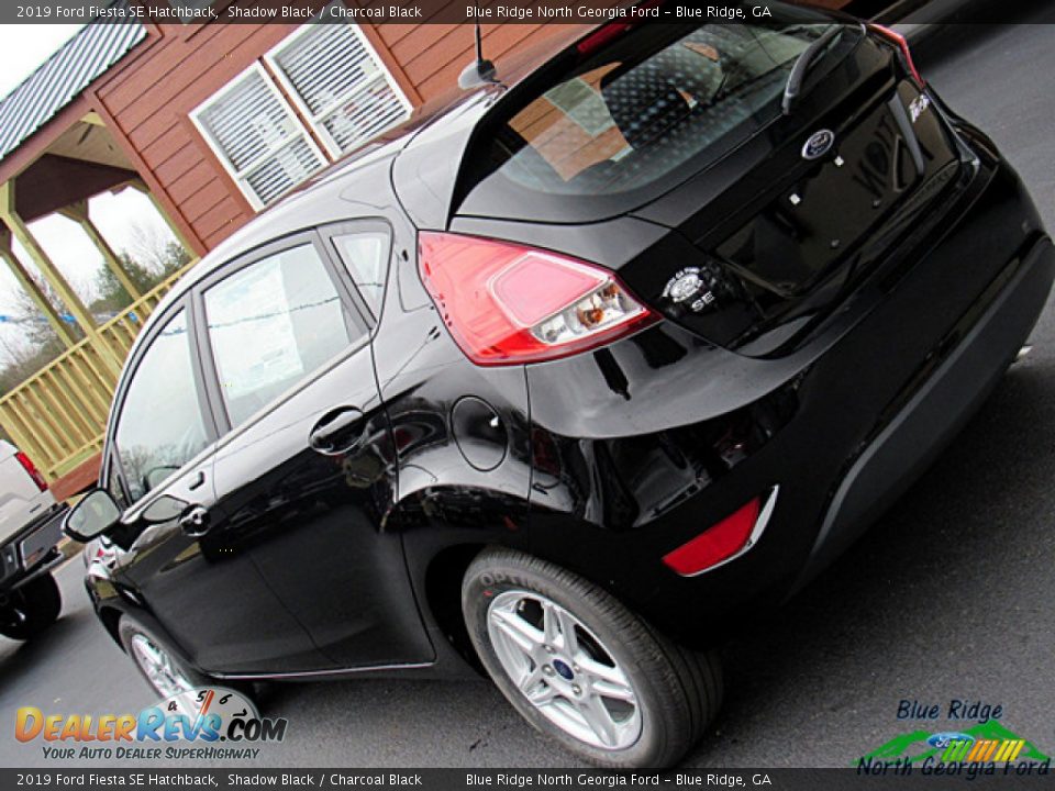 2019 Ford Fiesta SE Hatchback Shadow Black / Charcoal Black Photo #31