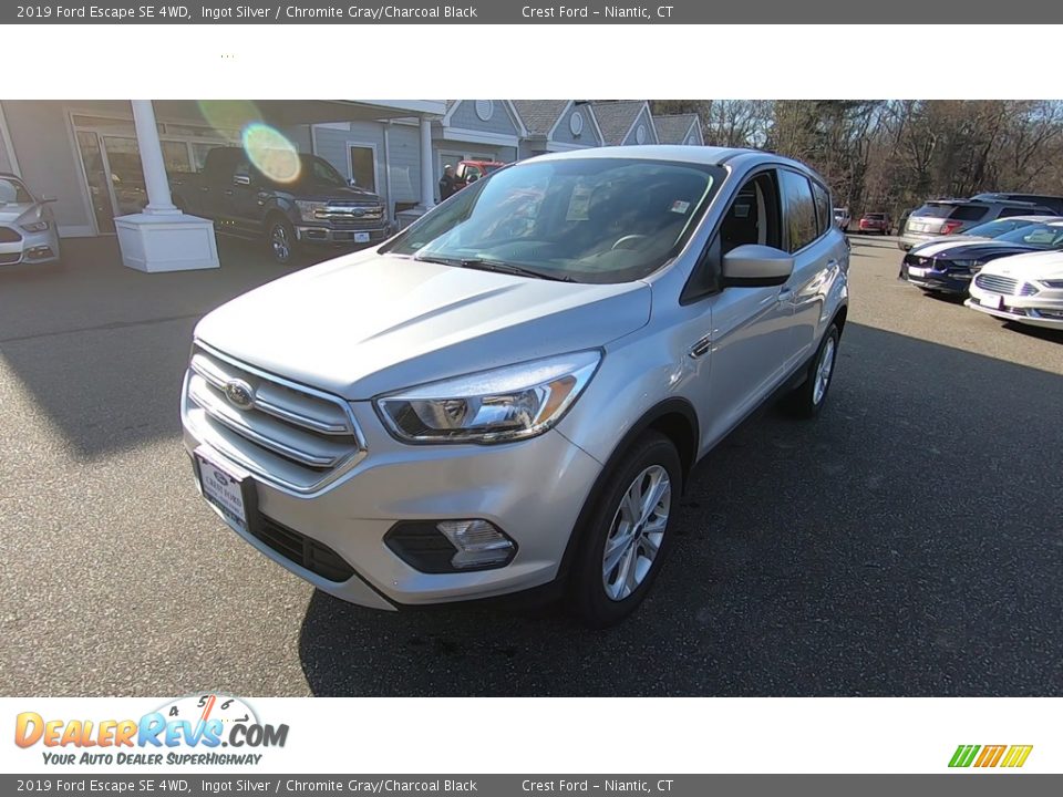 2019 Ford Escape SE 4WD Ingot Silver / Chromite Gray/Charcoal Black Photo #3