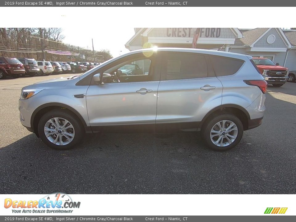 2019 Ford Escape SE 4WD Ingot Silver / Chromite Gray/Charcoal Black Photo #4