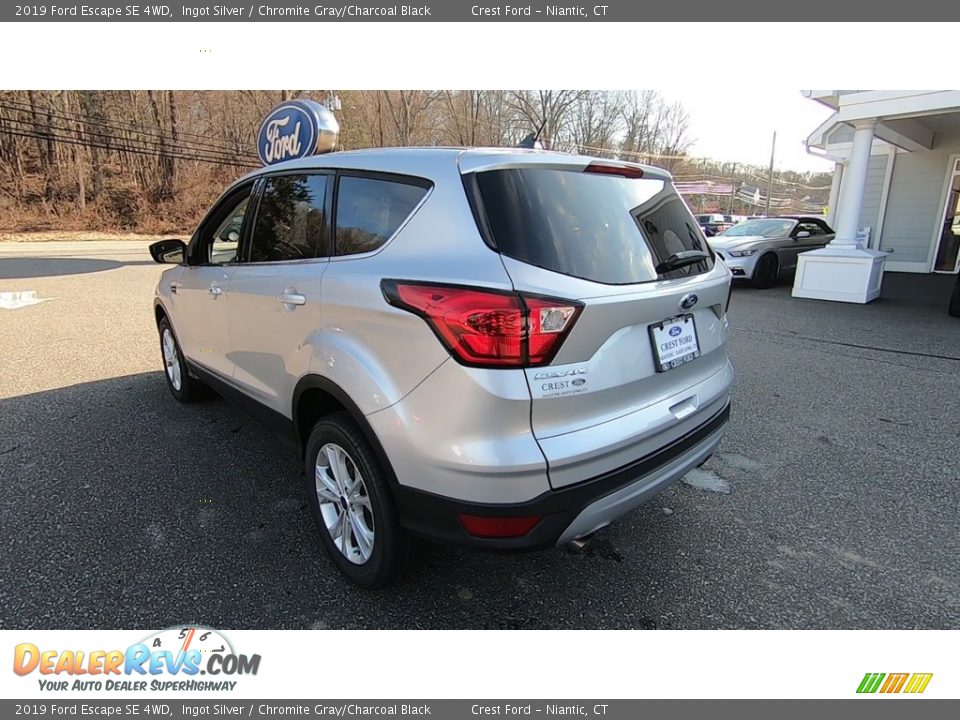 2019 Ford Escape SE 4WD Ingot Silver / Chromite Gray/Charcoal Black Photo #5