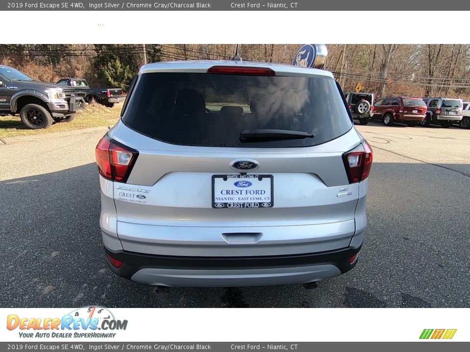2019 Ford Escape SE 4WD Ingot Silver / Chromite Gray/Charcoal Black Photo #6