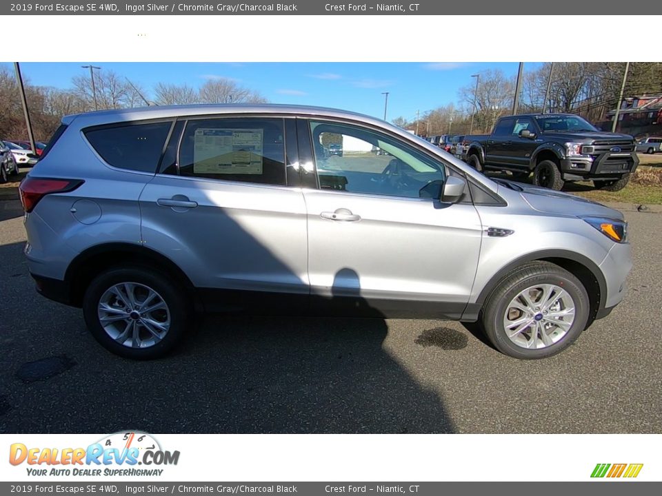 2019 Ford Escape SE 4WD Ingot Silver / Chromite Gray/Charcoal Black Photo #8