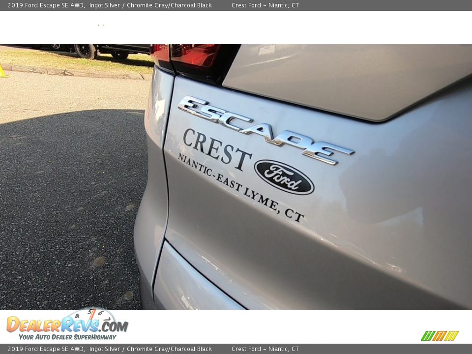 2019 Ford Escape SE 4WD Ingot Silver / Chromite Gray/Charcoal Black Photo #10
