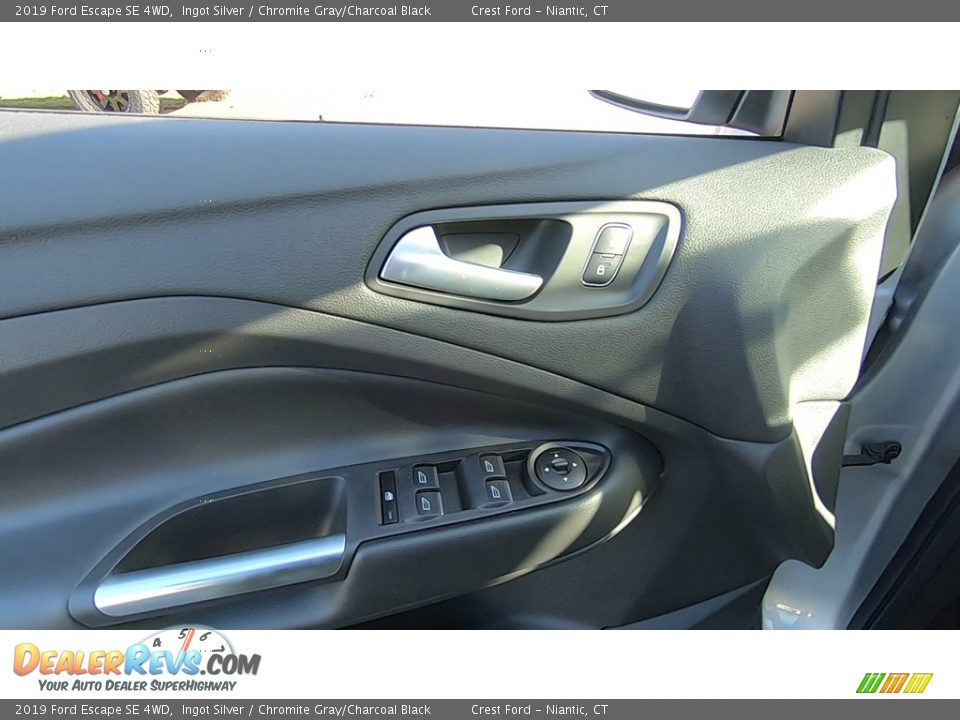 2019 Ford Escape SE 4WD Ingot Silver / Chromite Gray/Charcoal Black Photo #13