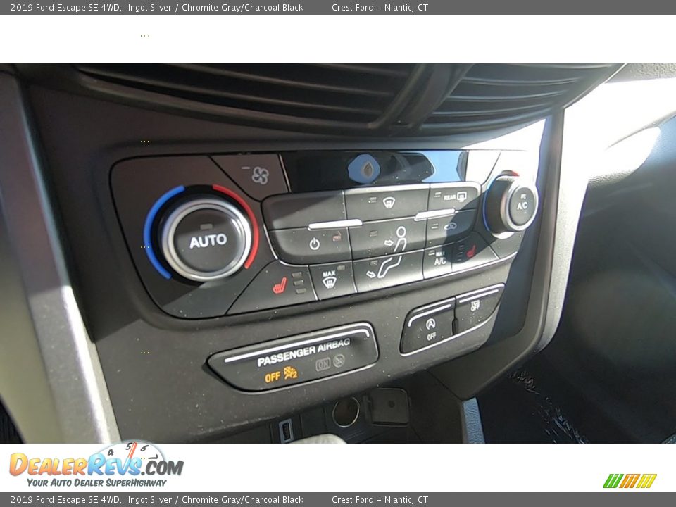 2019 Ford Escape SE 4WD Ingot Silver / Chromite Gray/Charcoal Black Photo #16