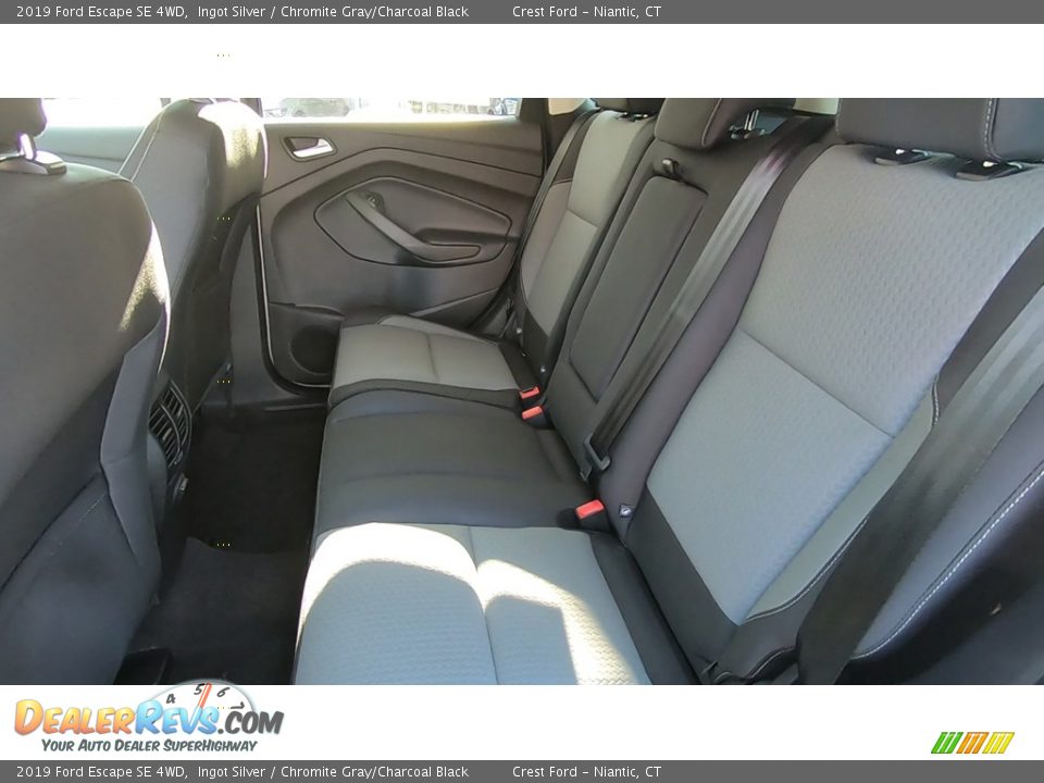 2019 Ford Escape SE 4WD Ingot Silver / Chromite Gray/Charcoal Black Photo #18