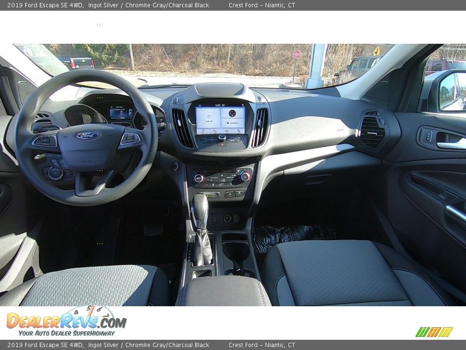2019 Ford Escape SE 4WD Ingot Silver / Chromite Gray/Charcoal Black Photo #19