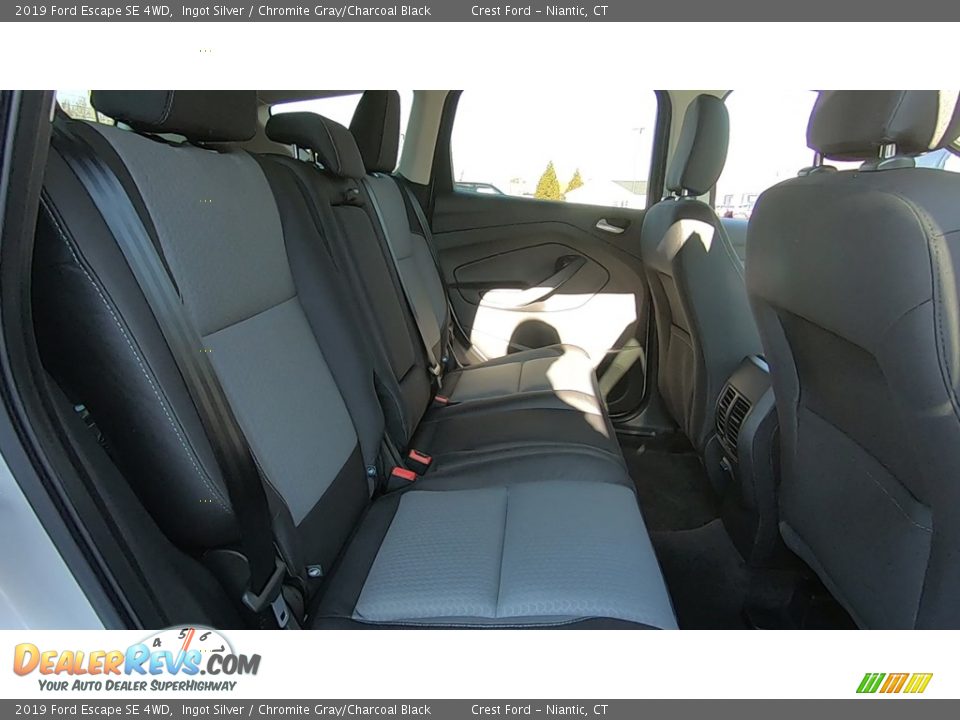 2019 Ford Escape SE 4WD Ingot Silver / Chromite Gray/Charcoal Black Photo #23