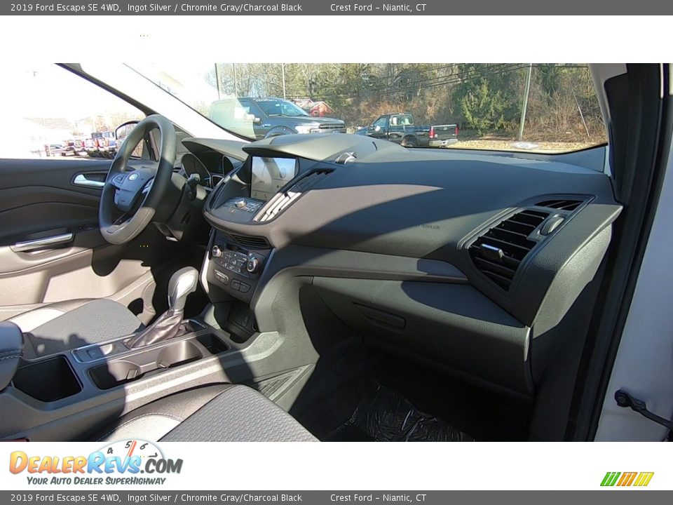 2019 Ford Escape SE 4WD Ingot Silver / Chromite Gray/Charcoal Black Photo #25