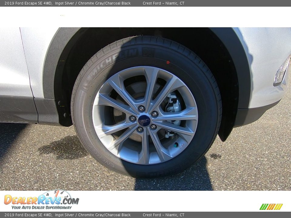 2019 Ford Escape SE 4WD Ingot Silver / Chromite Gray/Charcoal Black Photo #26
