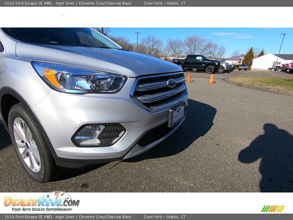 2019 Ford Escape SE 4WD Ingot Silver / Chromite Gray/Charcoal Black Photo #27