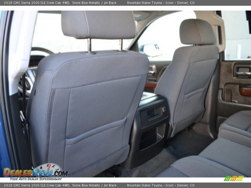 2018 GMC Sierra 1500 SLE Crew Cab 4WD Stone Blue Metallic / Jet Black Photo #19
