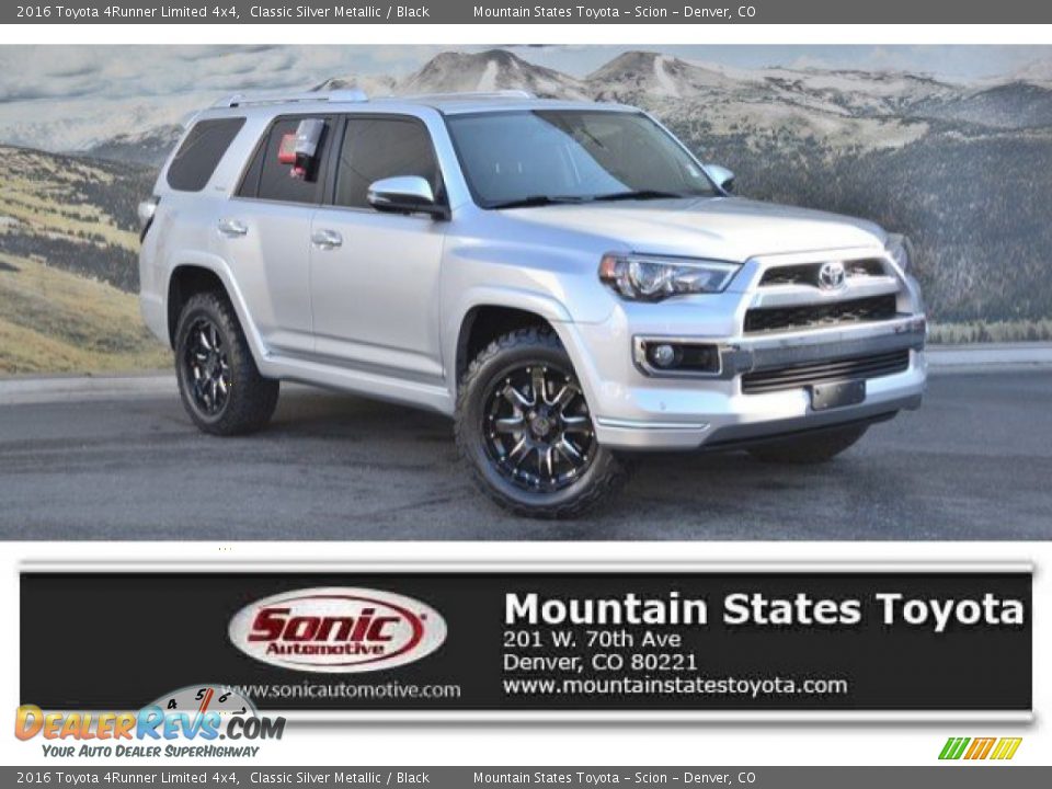 2016 Toyota 4Runner Limited 4x4 Classic Silver Metallic / Black Photo #1