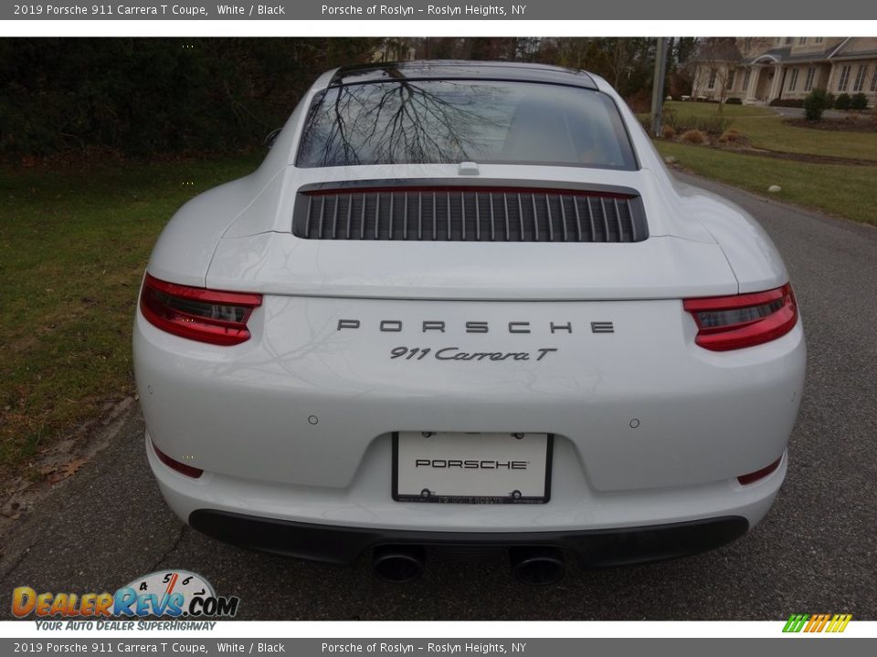 2019 Porsche 911 Carrera T Coupe White / Black Photo #5