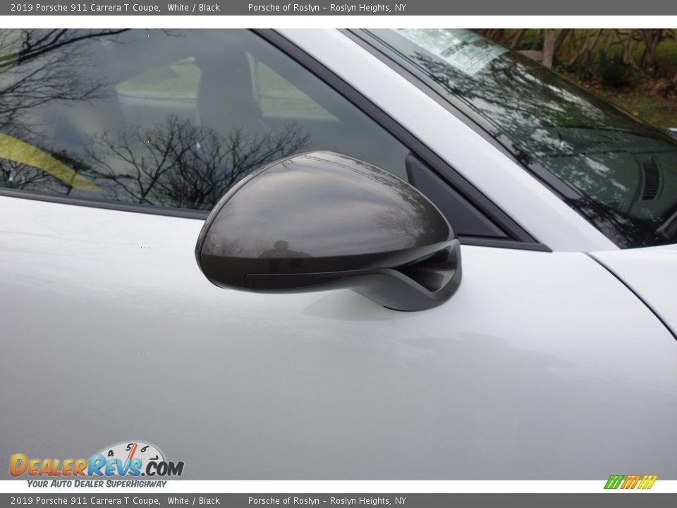 2019 Porsche 911 Carrera T Coupe White / Black Photo #10