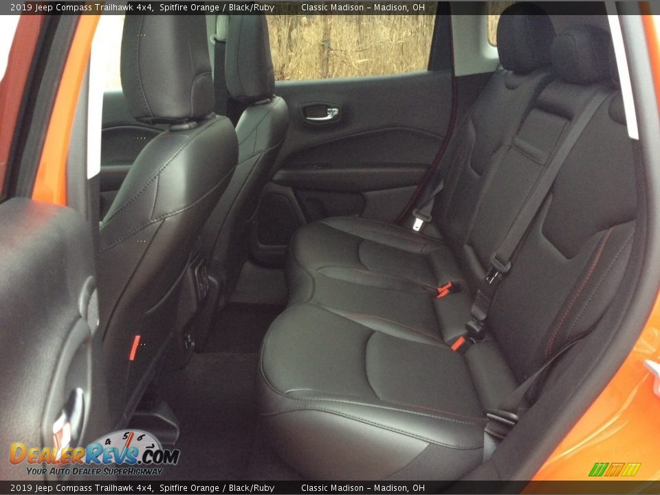 Rear Seat of 2019 Jeep Compass Trailhawk 4x4 Photo #17