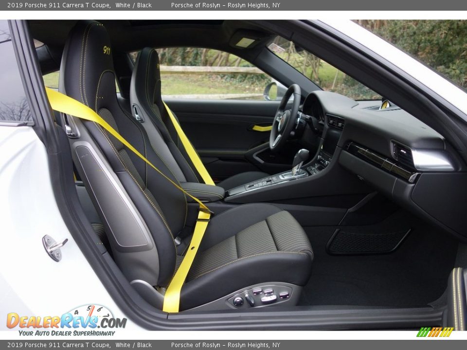 2019 Porsche 911 Carrera T Coupe White / Black Photo #16