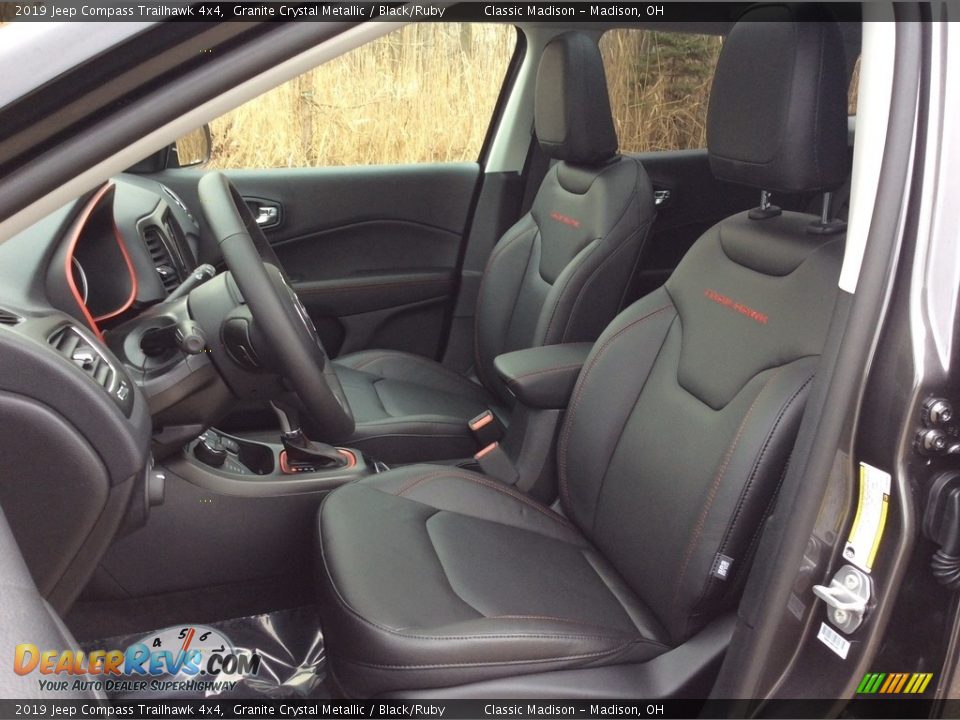Front Seat of 2019 Jeep Compass Trailhawk 4x4 Photo #10