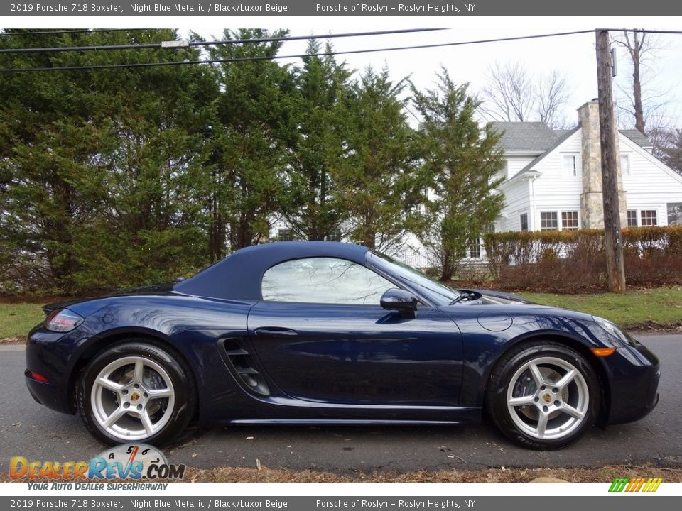 Night Blue Metallic 2019 Porsche 718 Boxster  Photo #3