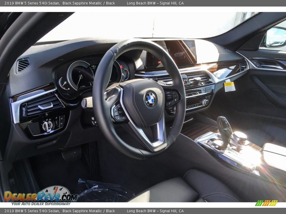 2019 BMW 5 Series 540i Sedan Black Sapphire Metallic / Black Photo #4