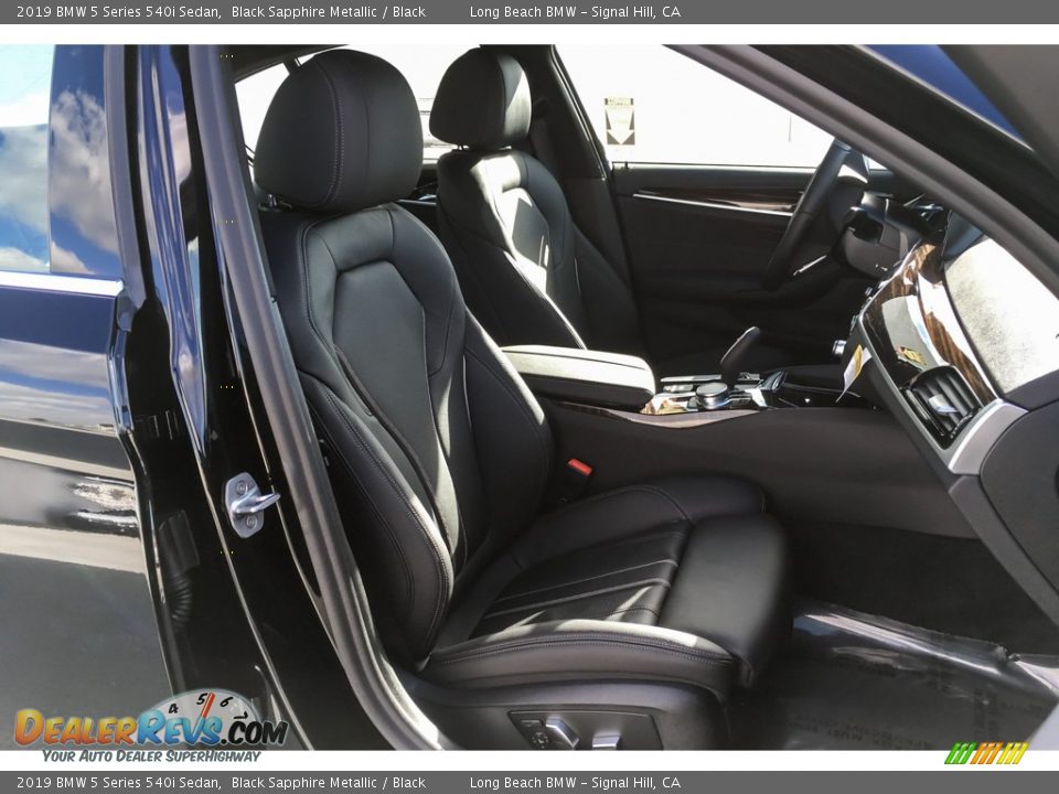 2019 BMW 5 Series 540i Sedan Black Sapphire Metallic / Black Photo #5