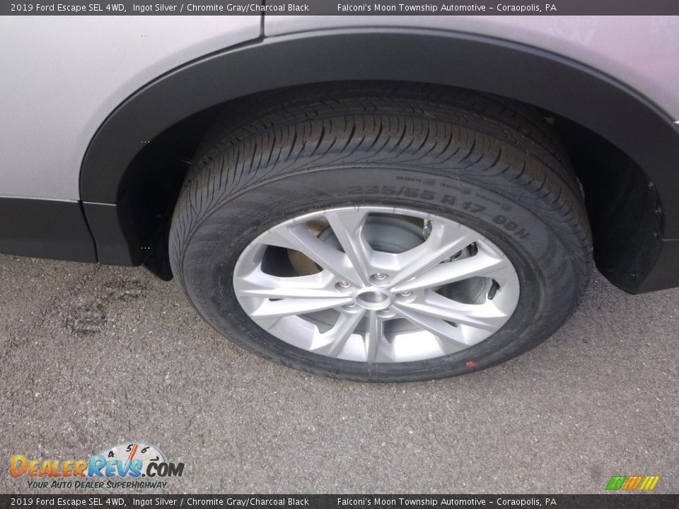 2019 Ford Escape SEL 4WD Ingot Silver / Chromite Gray/Charcoal Black Photo #7