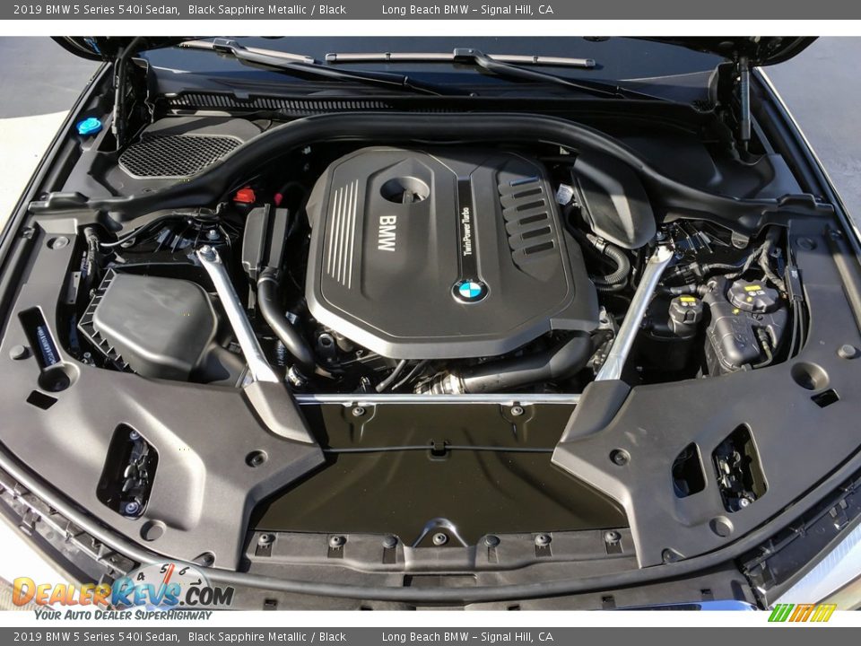 2019 BMW 5 Series 540i Sedan Black Sapphire Metallic / Black Photo #8