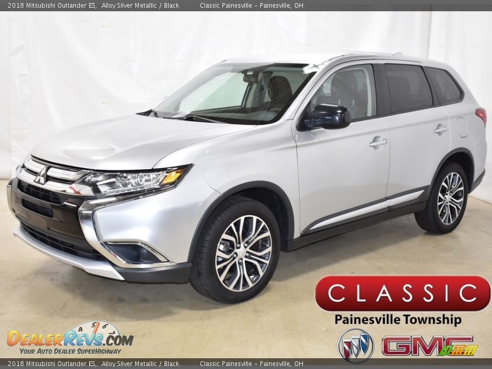 2018 Mitsubishi Outlander ES Alloy Silver Metallic / Black Photo #1