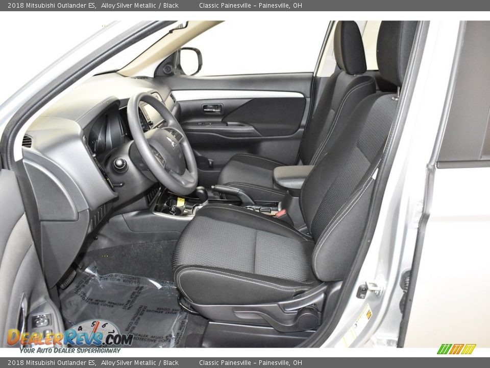 Black Interior - 2018 Mitsubishi Outlander ES Photo #7