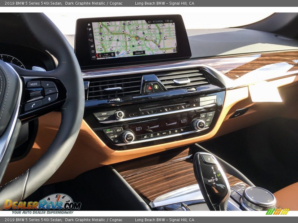 2019 BMW 5 Series 540i Sedan Dark Graphite Metallic / Cognac Photo #6