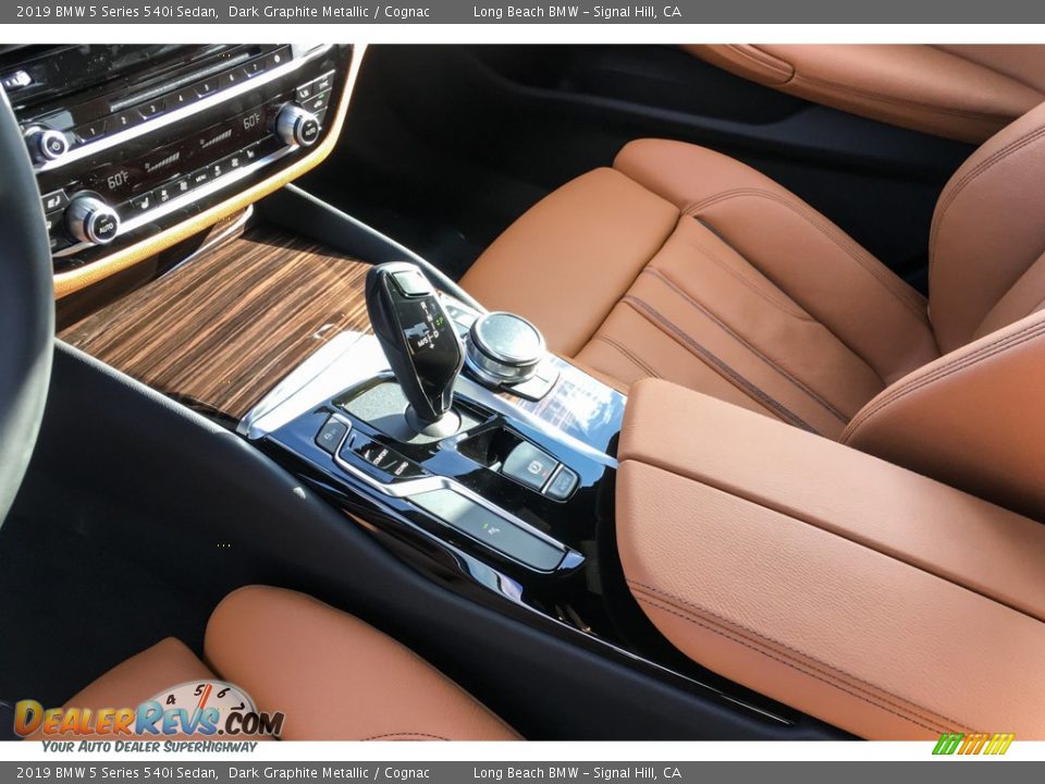 2019 BMW 5 Series 540i Sedan Dark Graphite Metallic / Cognac Photo #7
