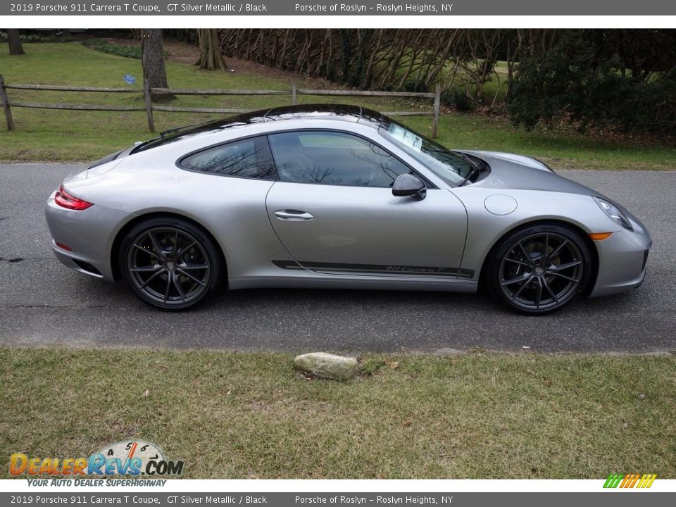 GT Silver Metallic 2019 Porsche 911 Carrera T Coupe Photo #3