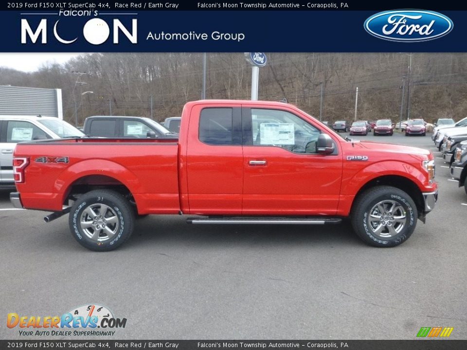 2019 Ford F150 XLT SuperCab 4x4 Race Red / Earth Gray Photo #1