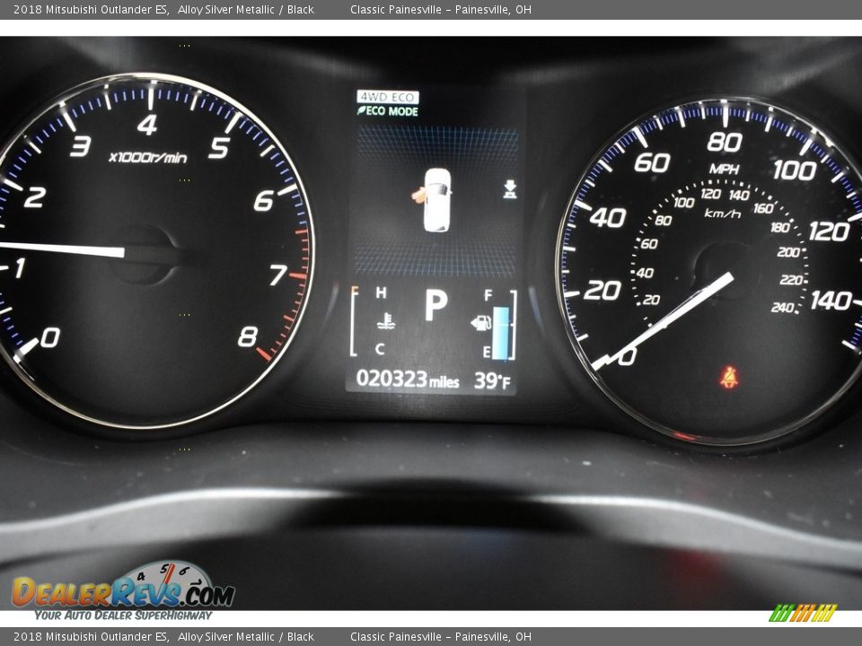 2018 Mitsubishi Outlander ES Gauges Photo #15