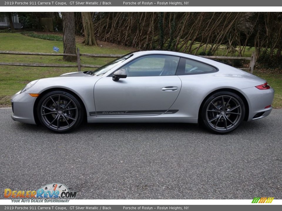 2019 Porsche 911 Carrera T Coupe GT Silver Metallic / Black Photo #7