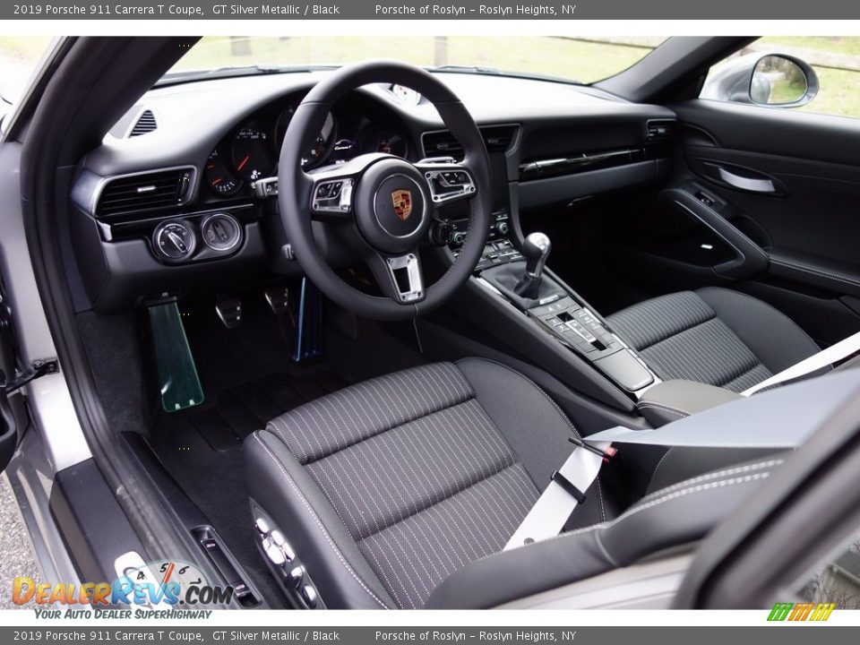 Black Interior - 2019 Porsche 911 Carrera T Coupe Photo #14