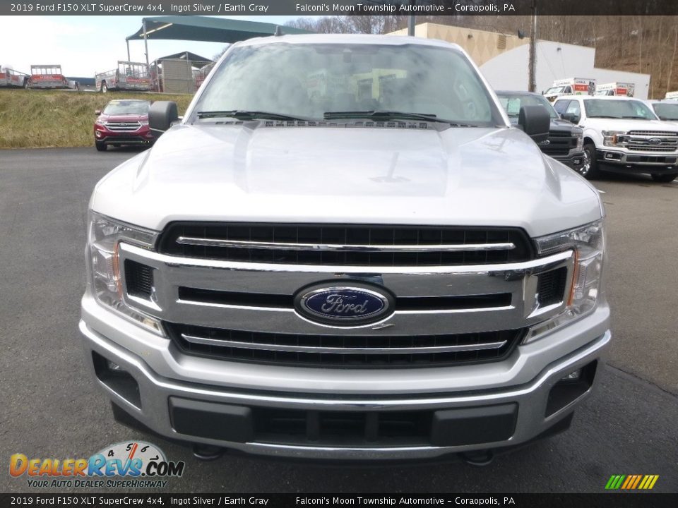 2019 Ford F150 XLT SuperCrew 4x4 Ingot Silver / Earth Gray Photo #4