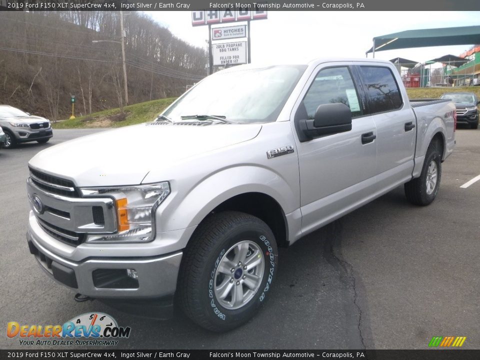 2019 Ford F150 XLT SuperCrew 4x4 Ingot Silver / Earth Gray Photo #5