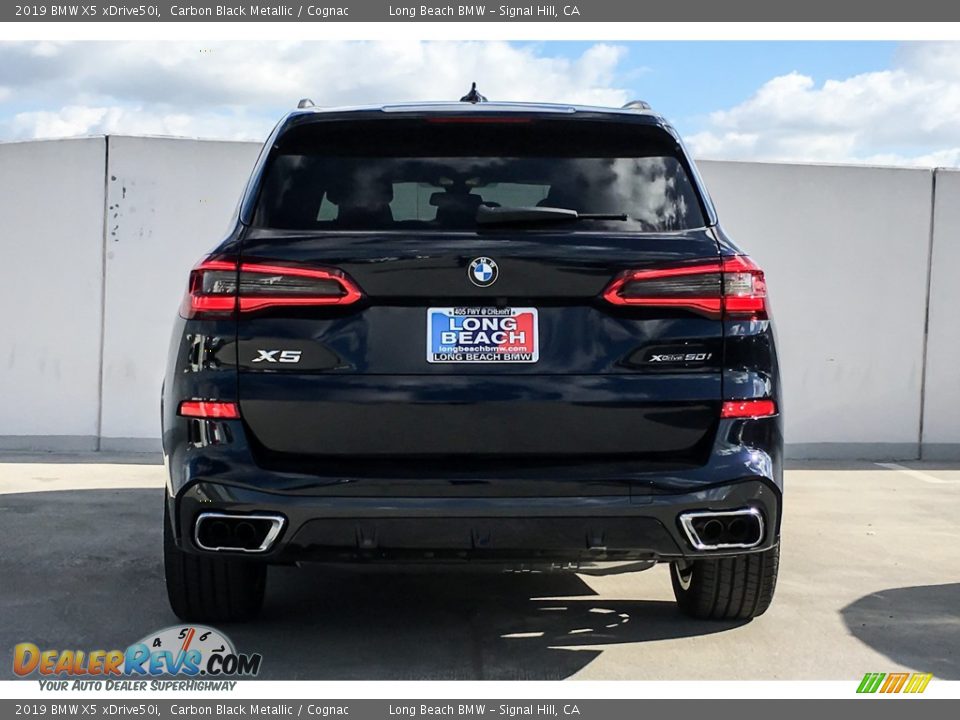 2019 BMW X5 xDrive50i Carbon Black Metallic / Cognac Photo #3