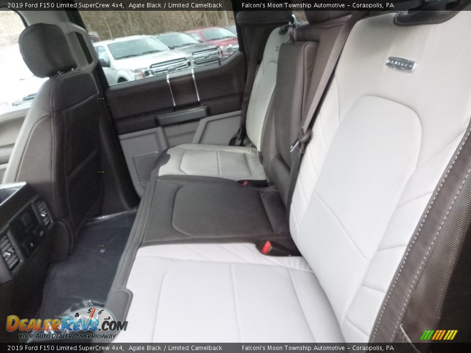 Rear Seat of 2019 Ford F150 Limited SuperCrew 4x4 Photo #8
