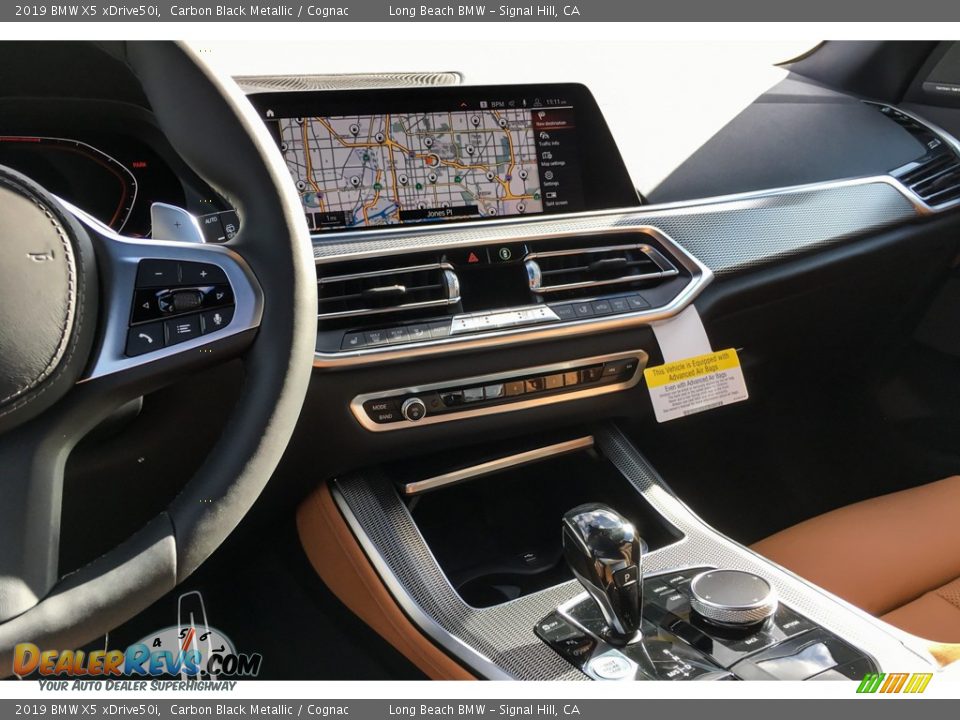2019 BMW X5 xDrive50i Carbon Black Metallic / Cognac Photo #6